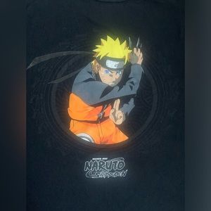 Naruto Shonen Jump Shippuden Licensed Anime Manga Black Graphic T Size 2X